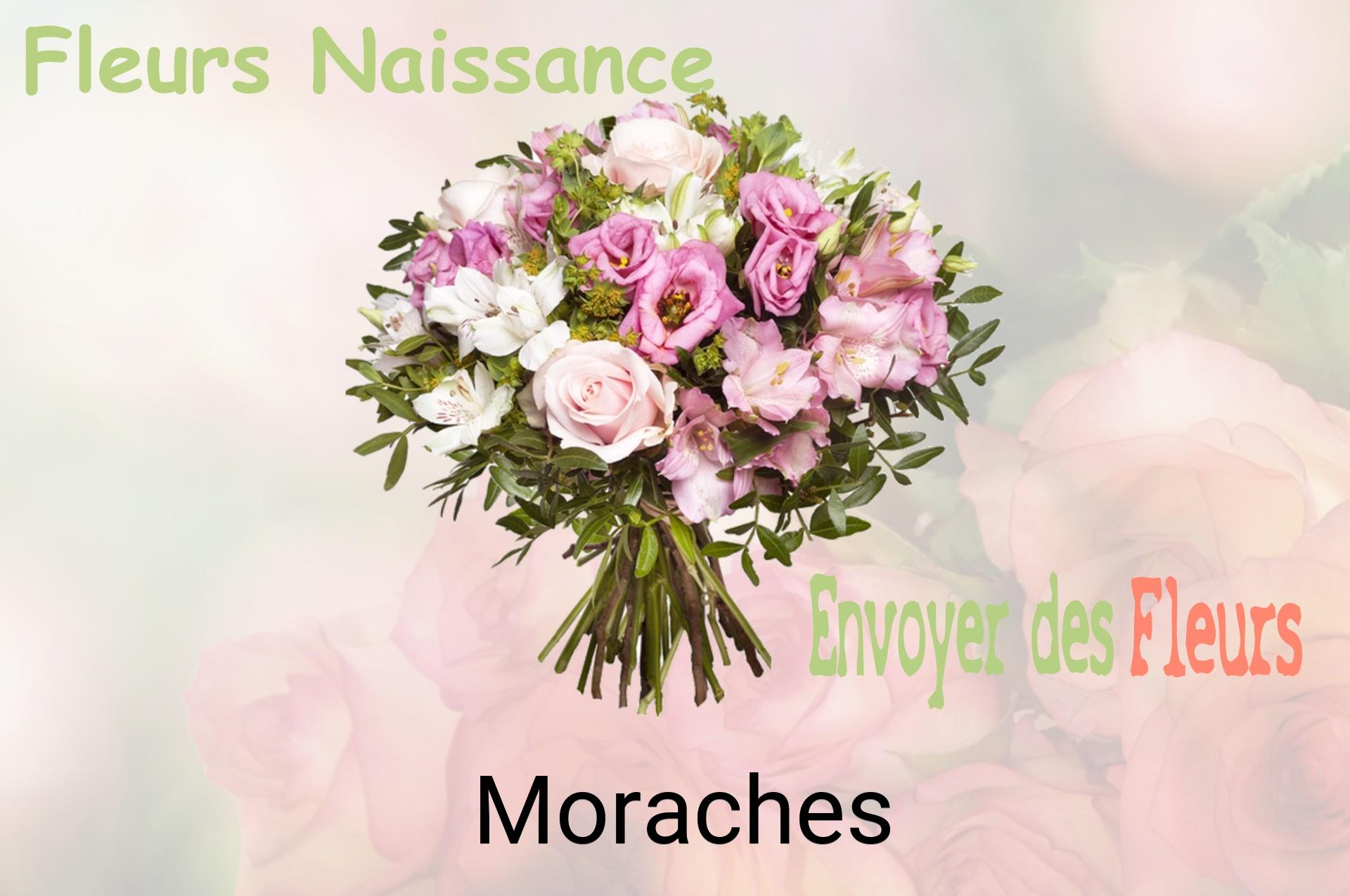Bouquet de fleurs de naissance livré à Moraches